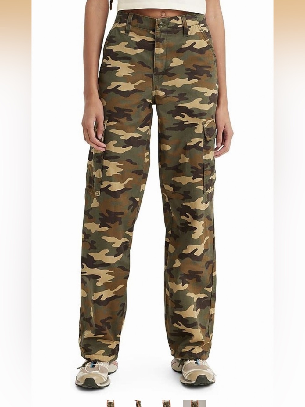 Levi's Women's ‘94 Baggy Cargo Camo